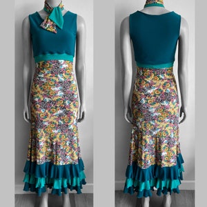 Handgefertigtes Flamenco Outfit - Einzelstück