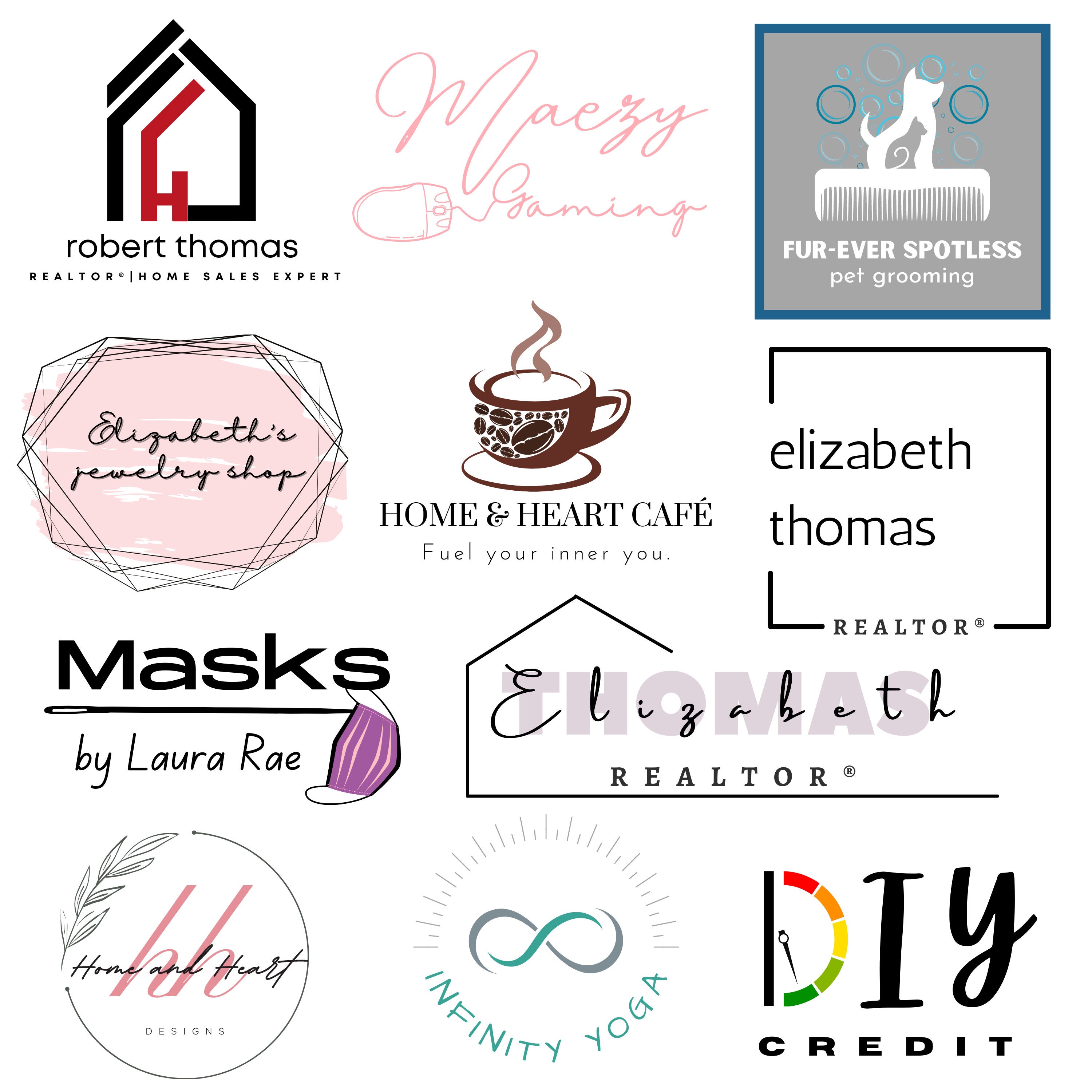 Custom Logo Designs Personalized For Your Unique Business Etsy