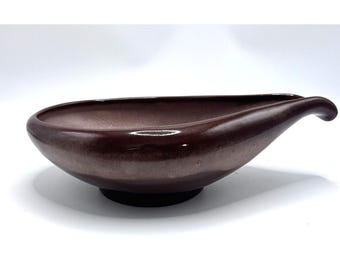 Frankoma Pottery Oval Gießschale: Desert Gold Centerpiece Dish (1960er Jahre)