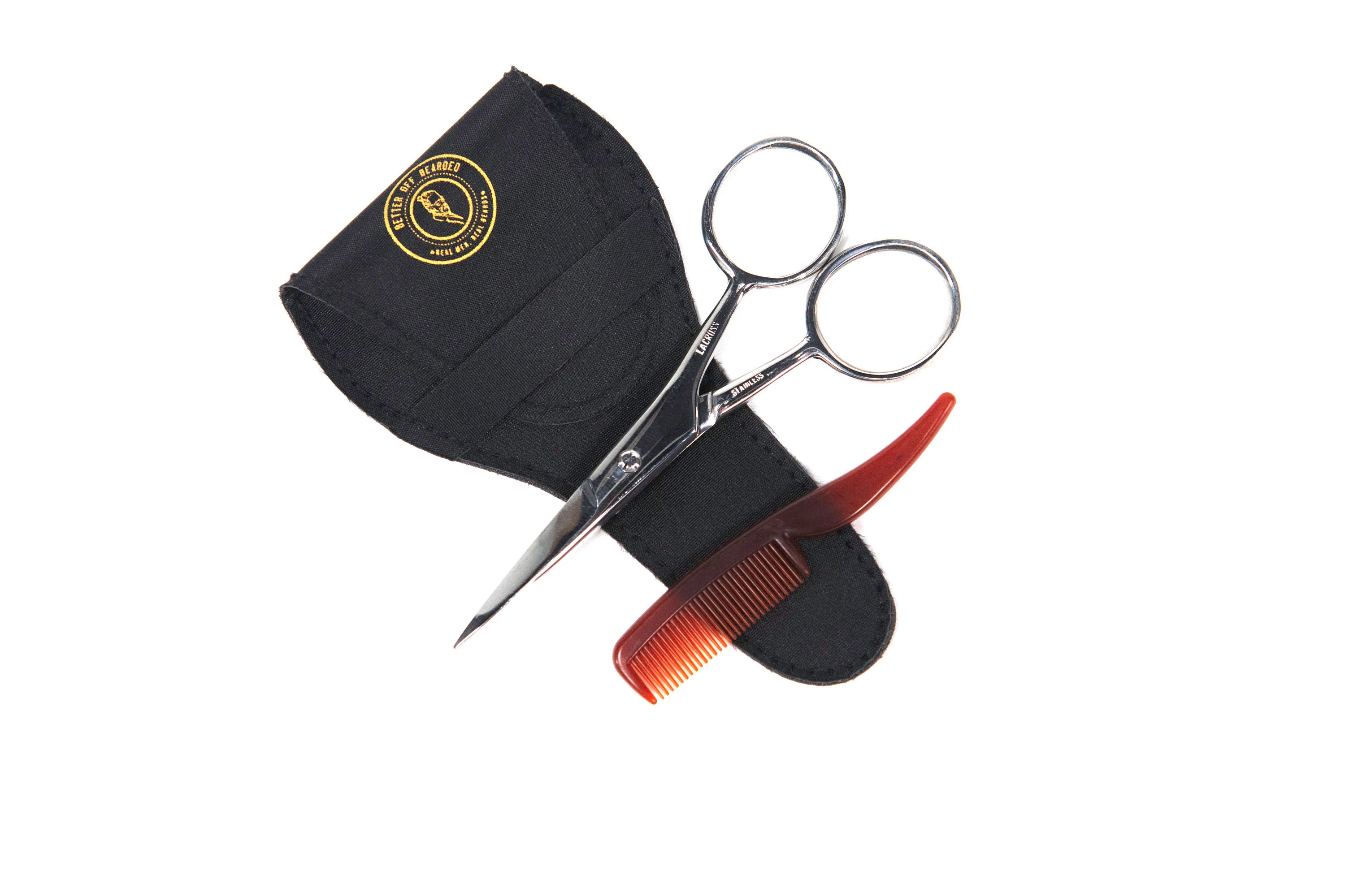 Mustache Scissors for Men for Precise Facial Hair Trimming Perfect