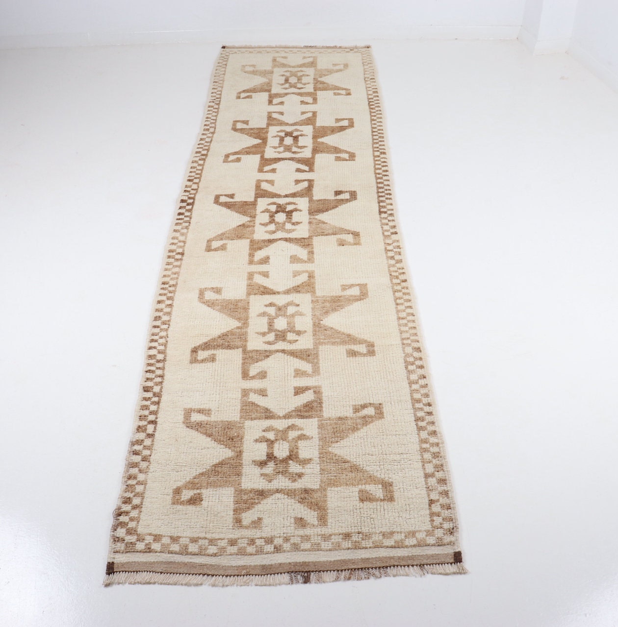 Vintage Runners For Kitchen 3.2x11.9ft Hallway Runner Rug Etsy
