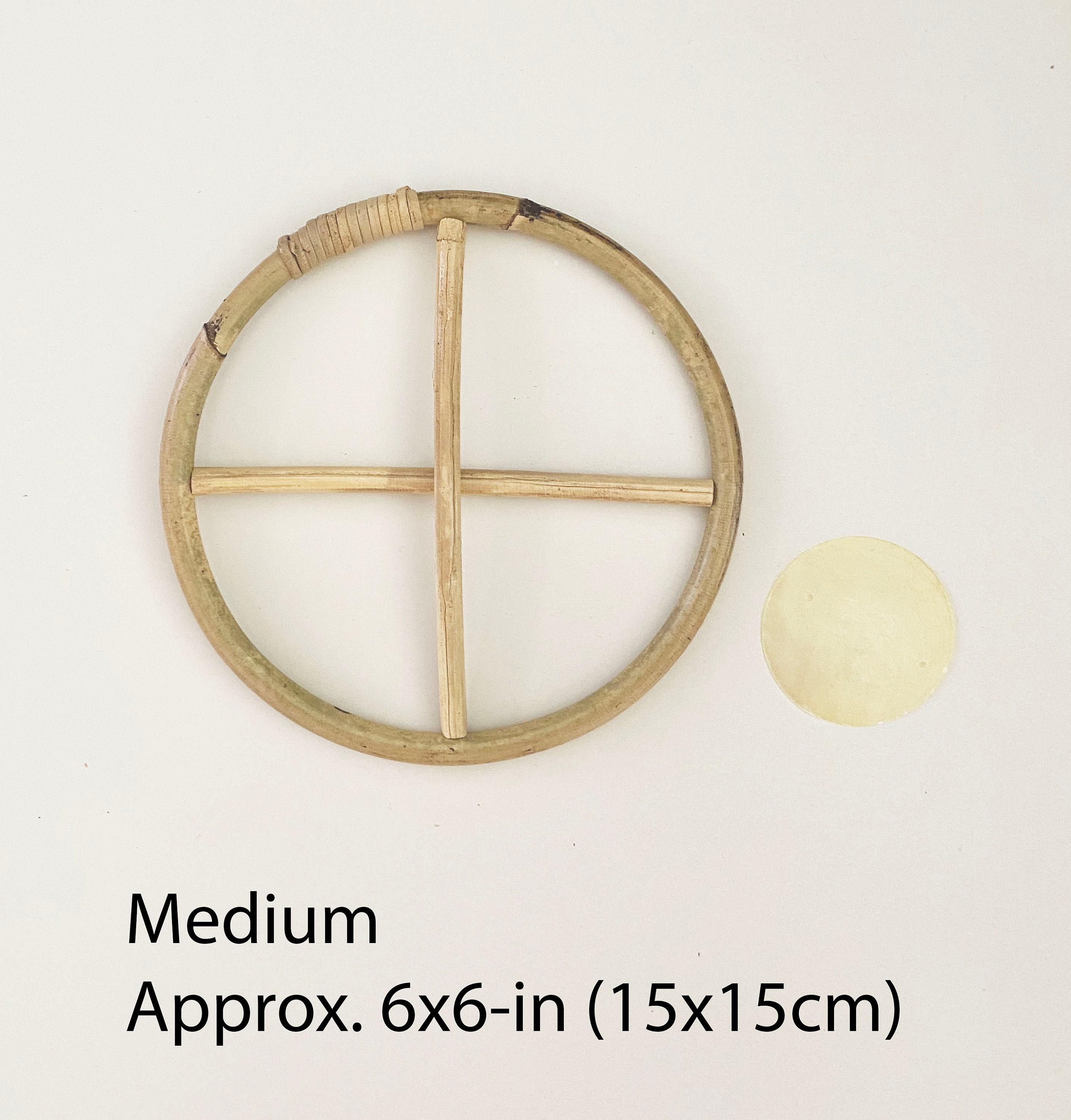 Rattan Rings for Windchime. DIY Your Own Capiz Windchimes With - Etsy