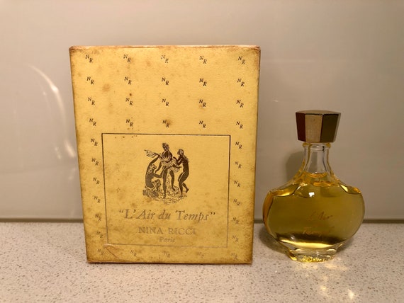 Vintage 1970s Nina Ricci L' Air Du Temps 7.5 Ml Parfum Perfume