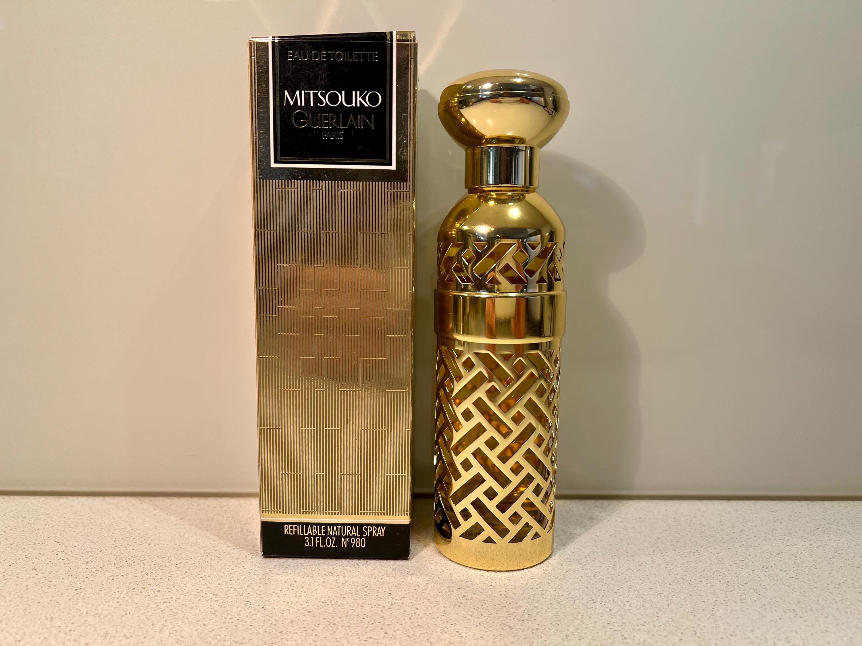 Vintage 1993 Guerlain Mitsouko 93 Ml EDT Perfume Gold Canister