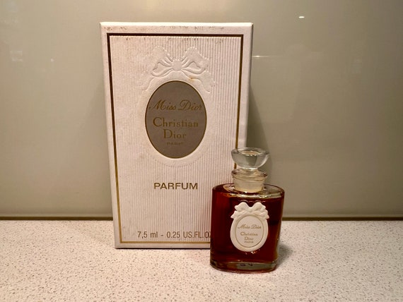 Vintage 1970s Christian Dior Miss Dior 7.5 Ml Parfum Perfume - Etsy