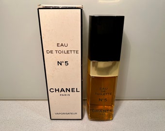 Vintage 1980s Chanel No 5 100 ml EDT perfume