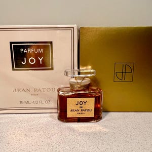 Rare vintage 1978 Jean Patou Joy 15 ml Parfum perfume sealed bottle