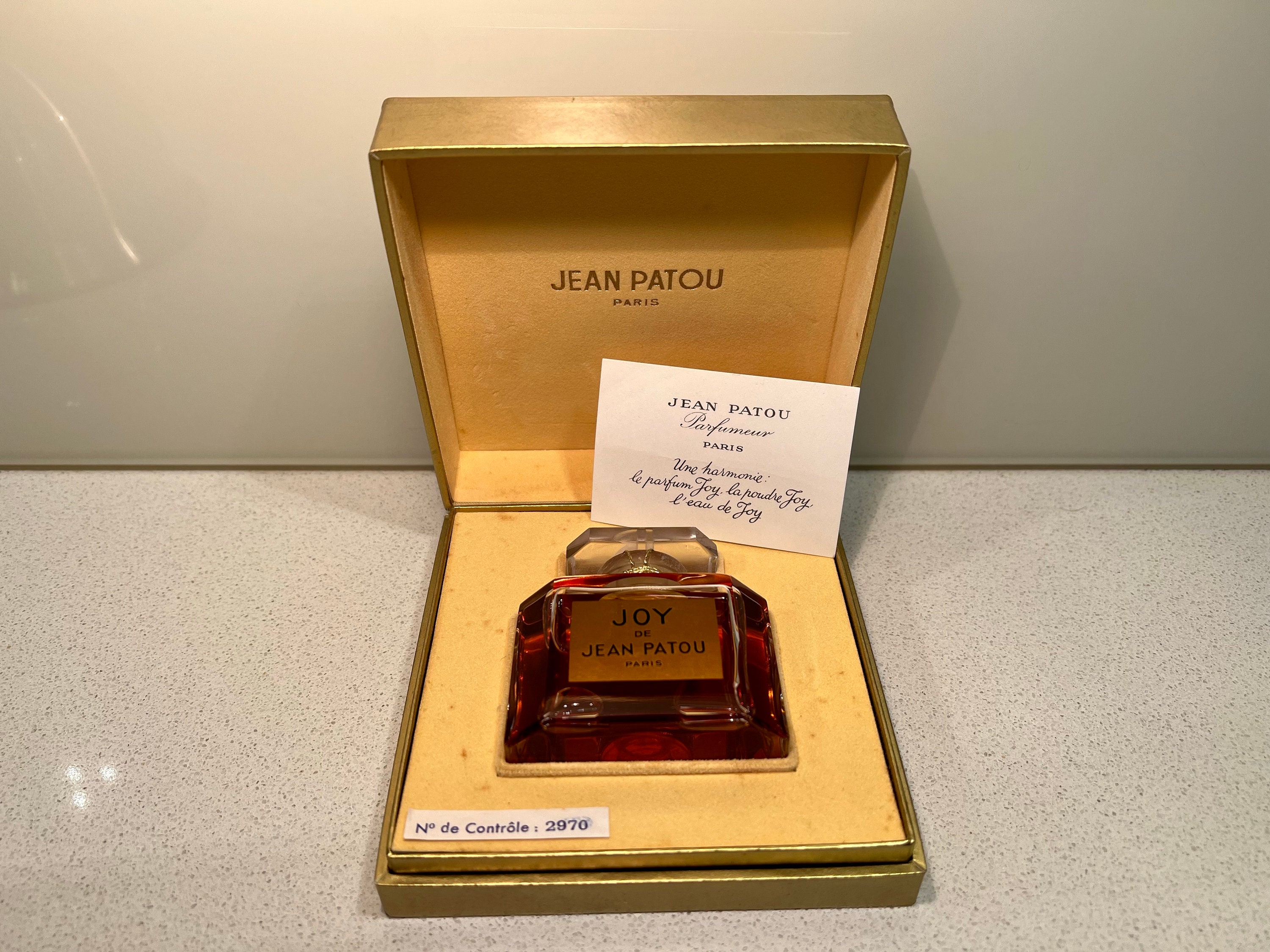 Rare Vintage 1970 Jean Patou Joy 52 Ml Parfum Perfume Sealed