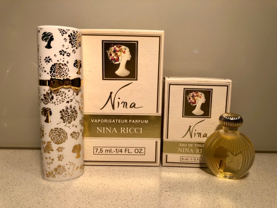 Vintage 1980s Nina Ricci Nina 7.5 Ml and 6 Ml Parfum Perfume - Etsy
