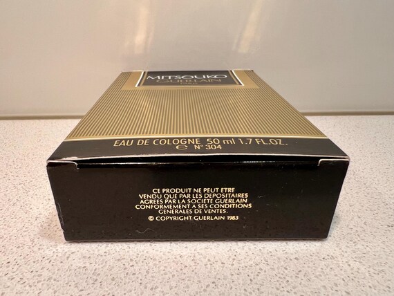 Vintage 1980s Guerlain Mitsouko 50 Ml EDC Perfume Sealed Bottle - Etsy