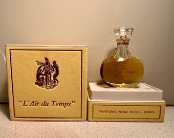 Vintage 1970s Nina Ricci L' Air Du Temps 15 Ml Parfum Perfume