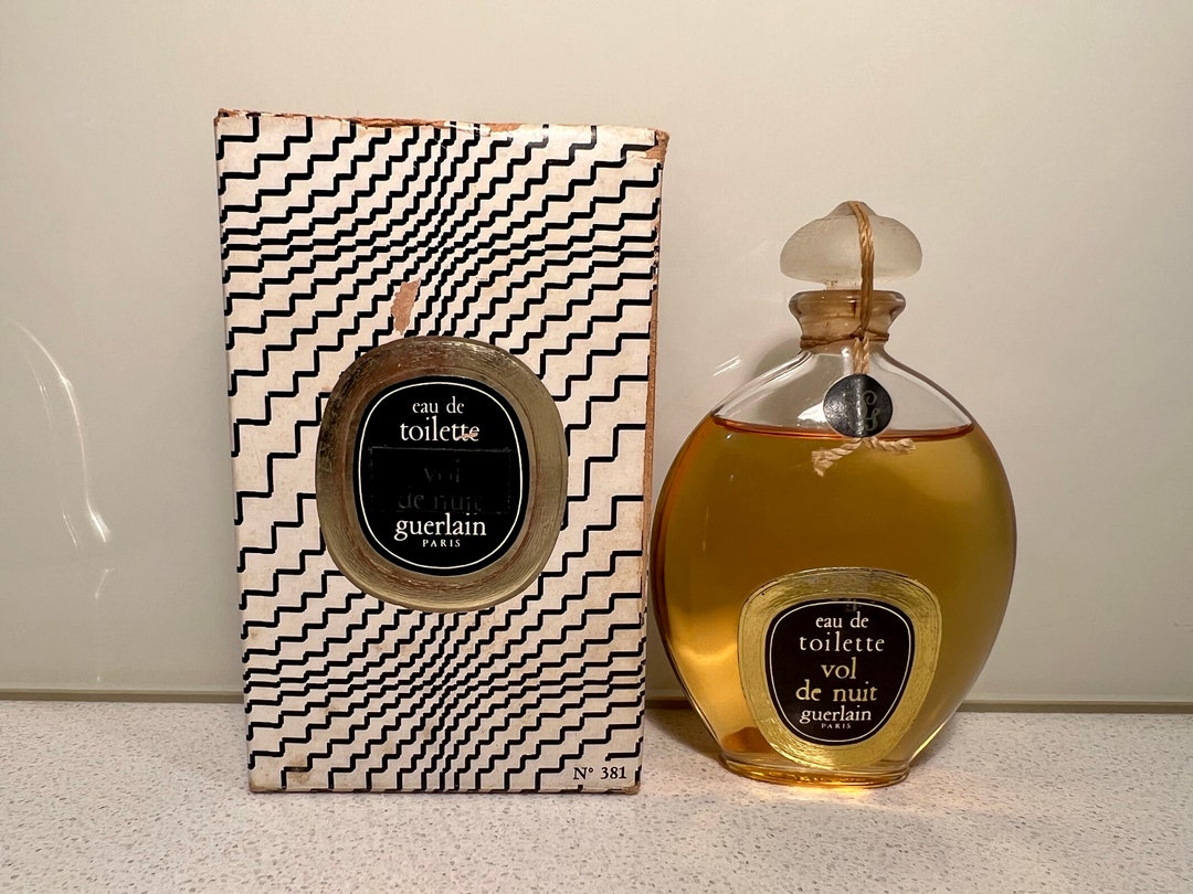 Rare Vintage 1970s Guerlain Vol De Nuit 50 Ml EDT Perfume Sealed
