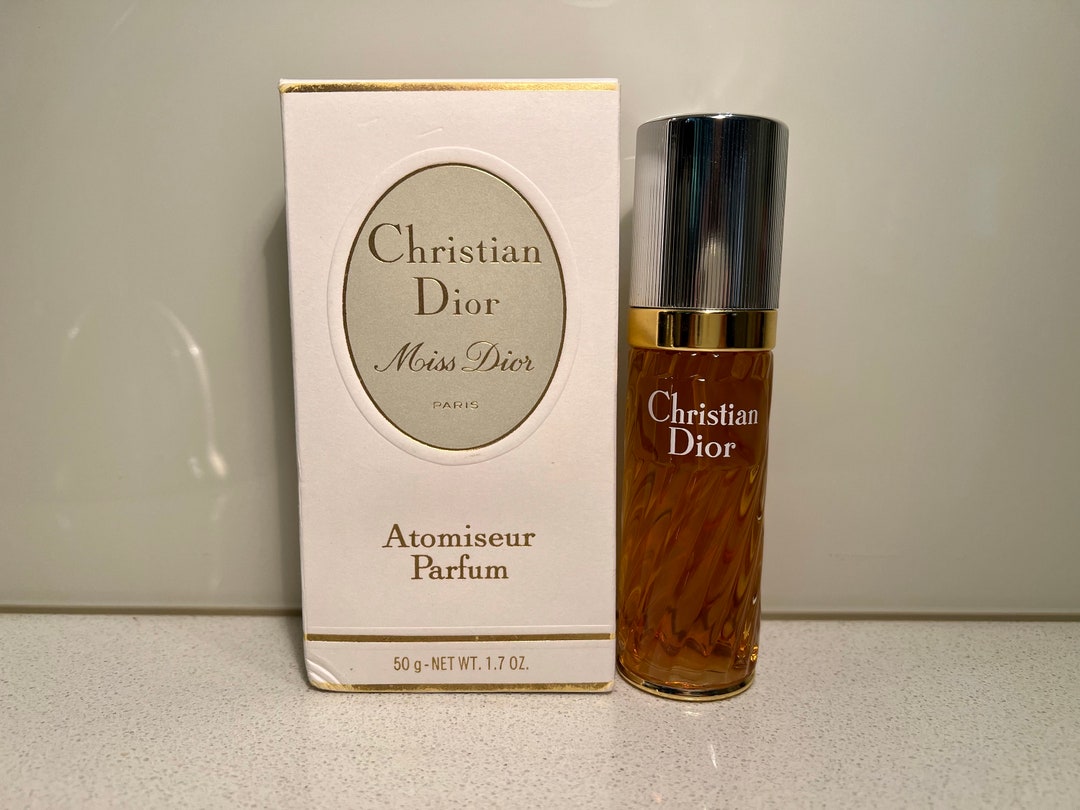 Large Vintage 1975 Christian Dior Miss Dior 50 Ml Parfum Perfume