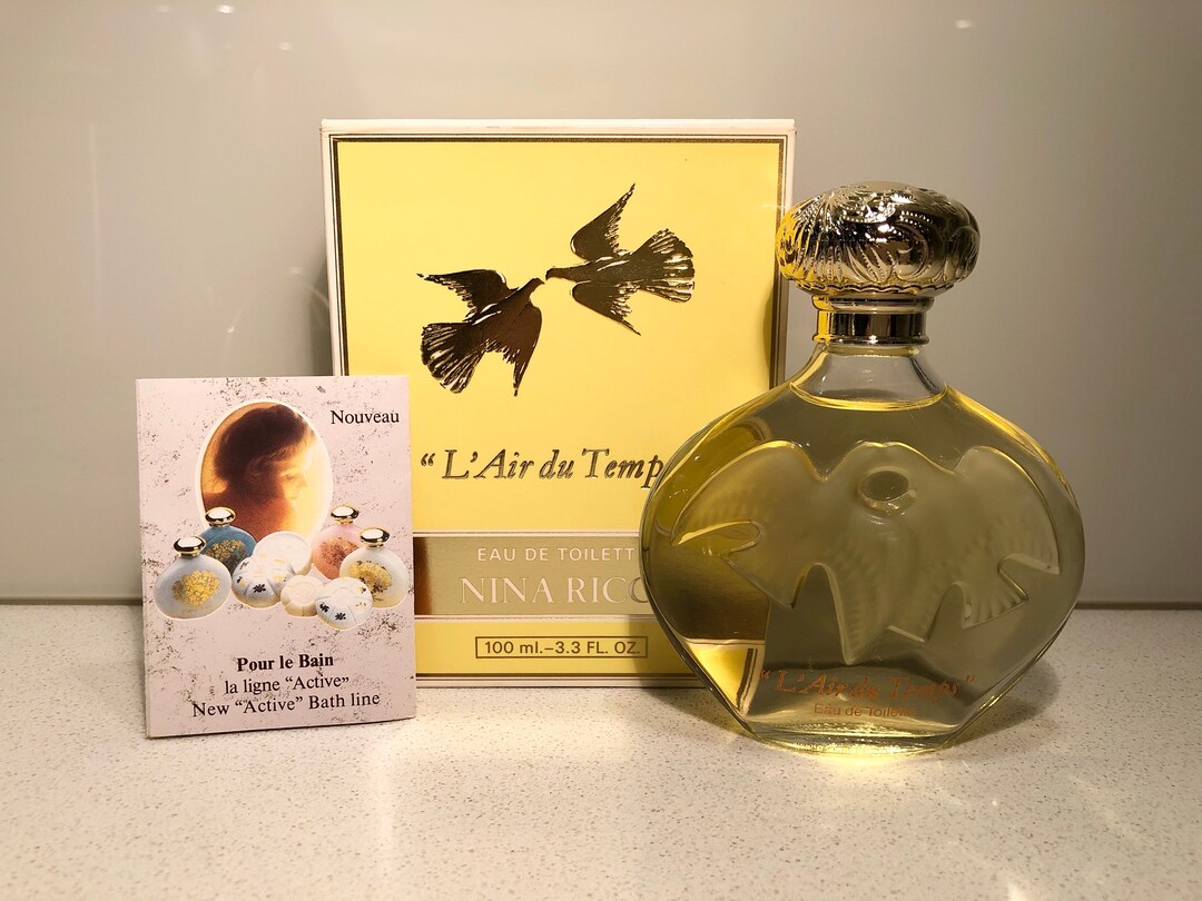 Vintage 1980s Nina Ricci L' Air Du Temps 100 Ml EDT Perfume - Etsy