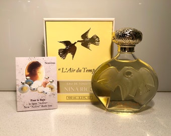 Vintage 1980s Nina Ricci L' Air Du Temps 100 Ml EDT Perfume - Etsy