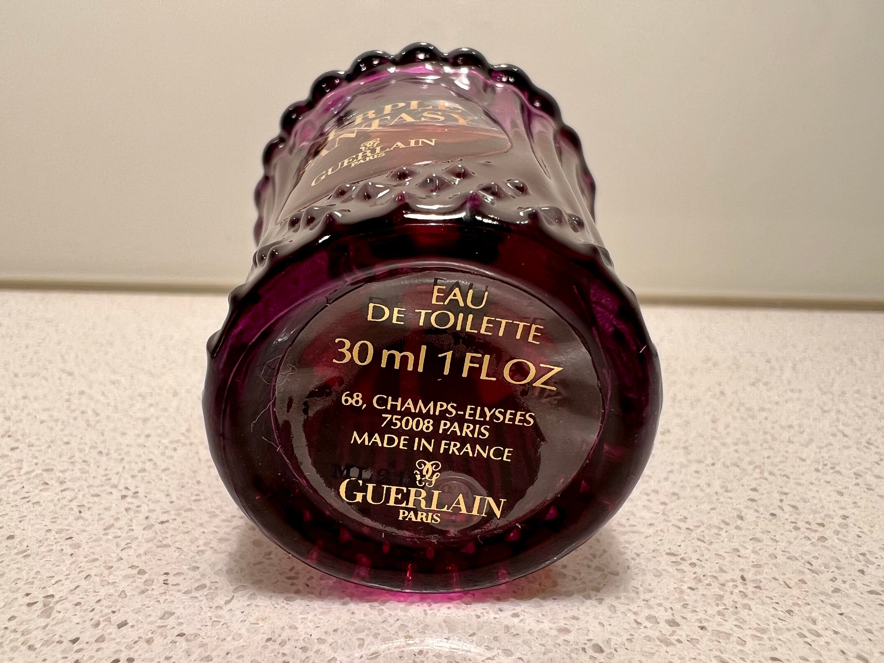 Vintage Guerlain Purple Fantasy 30 Ml EDT Perfume. Discontinued