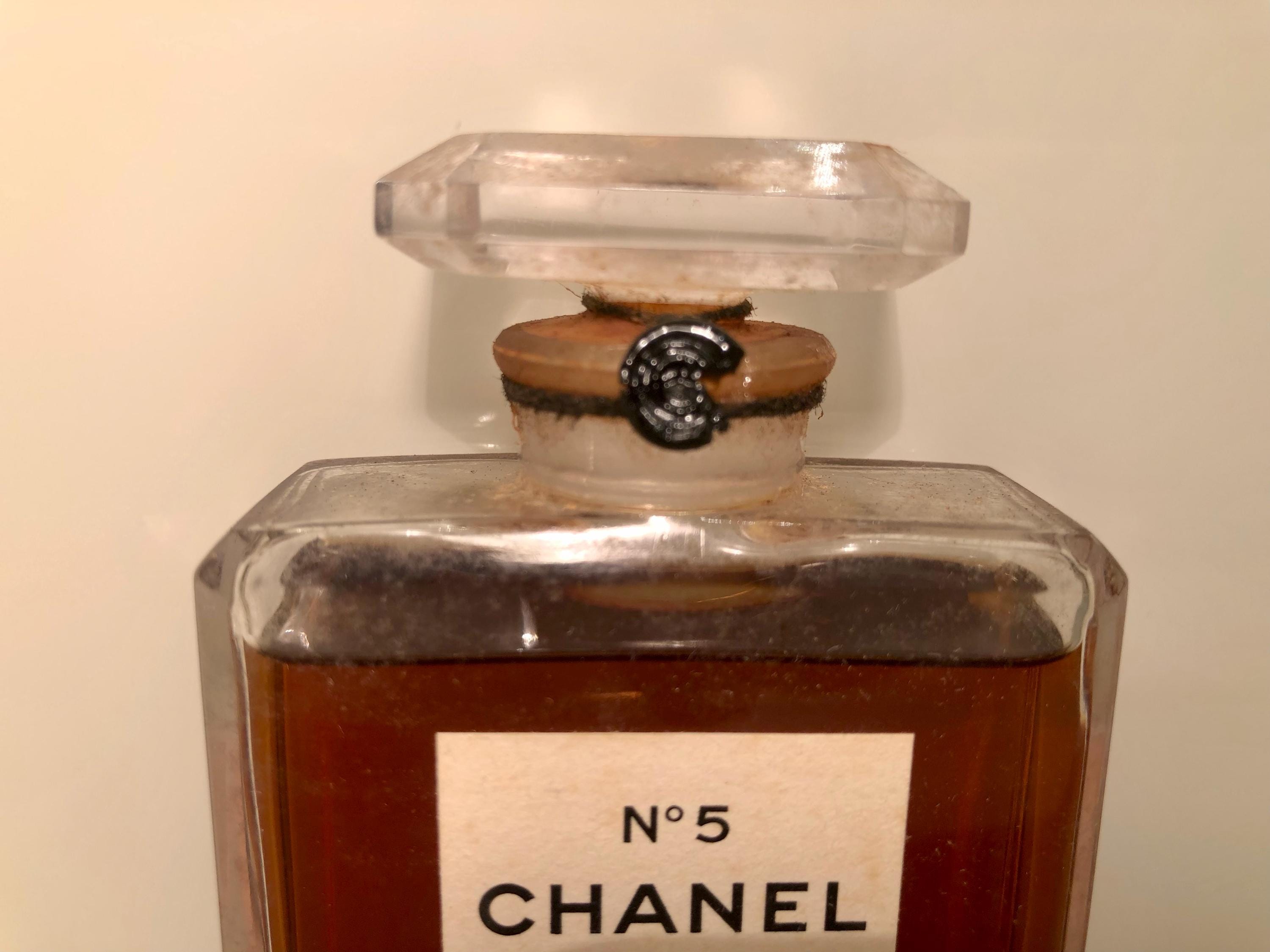 Rare Vintage 1950s Chanel No 5 56 Ml Extrait Perfume Sealed Bottle