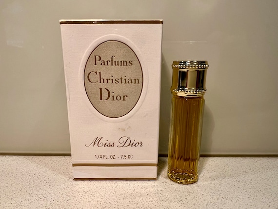Christian Dior Miss Dior アンティークボトル Vintage 1970 Christian Dior Miss Dior 7.5 Ml Parfum Perfume - Etsy