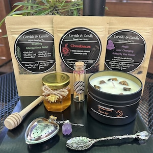 Orange Moon-Candle | Tea | Honey | Gift Box