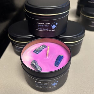 Mindful Star | Essential Oil | Crystals | Herbs | A Mindfulness and Wisdom candle