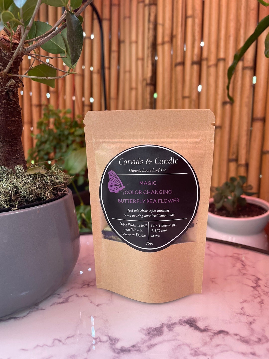 Magic Butterfly Pea Flower - Color Changing Tea (loose Leaf) - Etsy