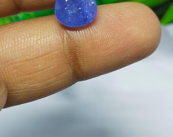 Faceted Pear Cut Natural Tanzanite Gemstone (11x9x7.5 mm)