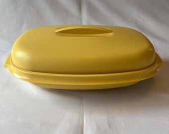 Vintage Tupperware Steamer #1273 In Harvest Gold