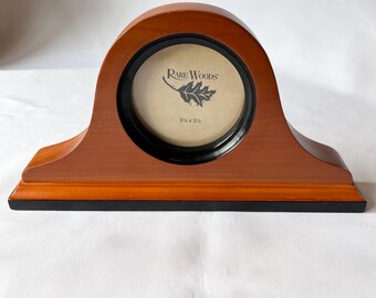 Wooden Mantle Designed Picture Frame By Rare Woods with Round Inset