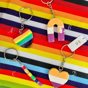 Keychain Collection-Handmade Polymer Clay