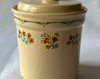 Vintage Raintree Ltd “Angela” Pattern Ceramic Kitchen Canister