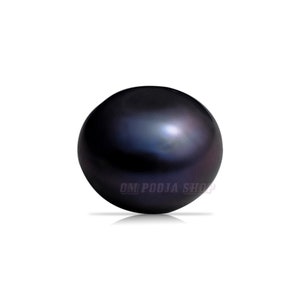 Black Tahitian (Cultured) Pearl - Premium Quality - 5.05 Carats A round shape black tahiti cultured pearl