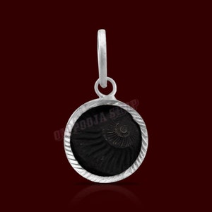 Good Luck Shaligram Stone Locket Ompoojashop