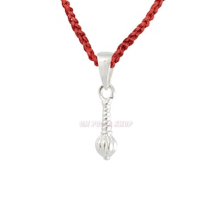 Hanuman Gada Pendant In Silvir, Lord Hanuman Locket, Bajranbali Statue, God Pendant, Mace Locket OmPoojaShop