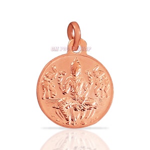 Kanakdhara Yantra Copper Locket, Lakshmi Yantra, God Copper Pendant, Lucky Pendant, God Yantra, Copper Nwcklaces OmPoojaShop