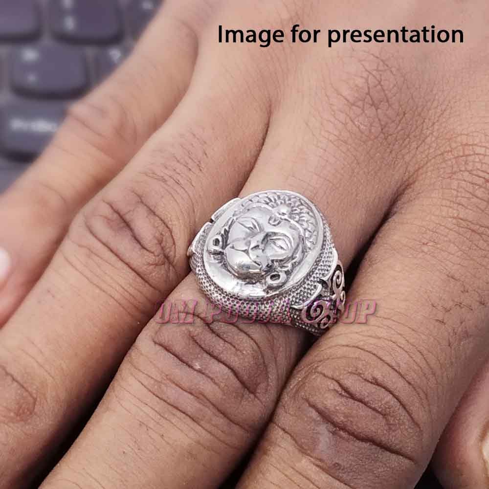 Dios Panchmukhi Hanuman De Plata Pura 925 Colgante Para