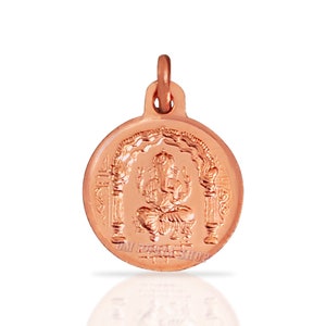 Ganesha Yantra Copper Locket: Ganpati Pendant Necklace