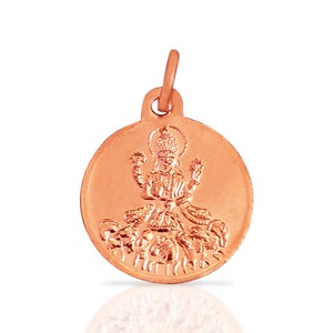 Surya Graha / Sun Planet Yantra Pendant in Pure Copper Blessed and Energized Navgraha Planetary Locket