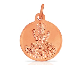 Surya Graha / Sun Planet Yantra Pendant in Pure Copper Blessed and Energized Navgraha Planetary Locket