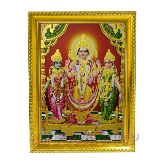 Buy Lord Murugan Photo Frame, Hindu God Art, Indian Home Decor