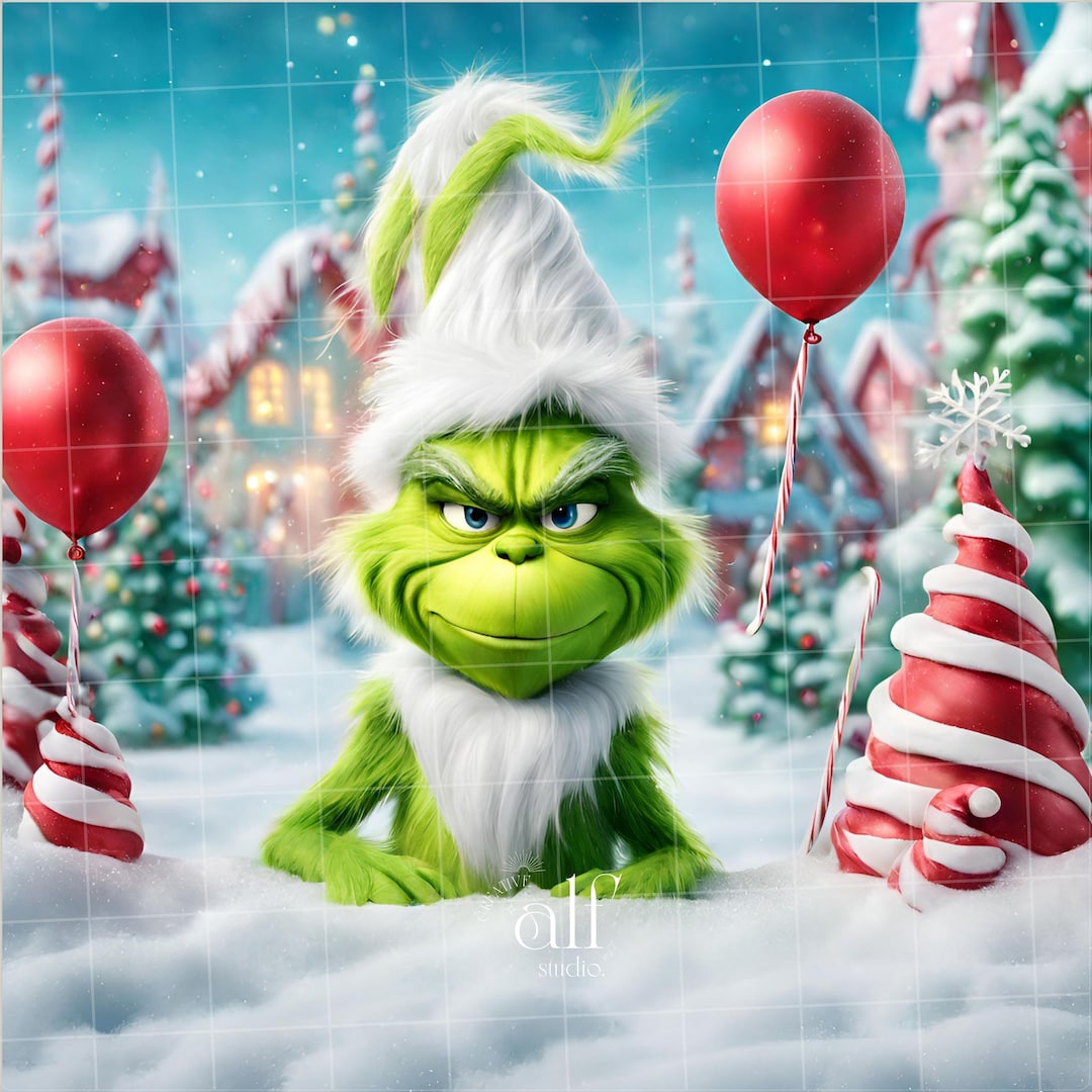 The Grinch Whoville Christmas Backdrop Christmas Wallpaper Candy