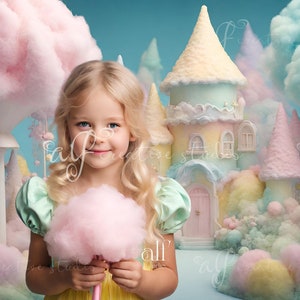 Candyland aventura fundo composto açucarado doce estúdio decoração férias magia download digital algodão doce sonhos estúdio sobreposições