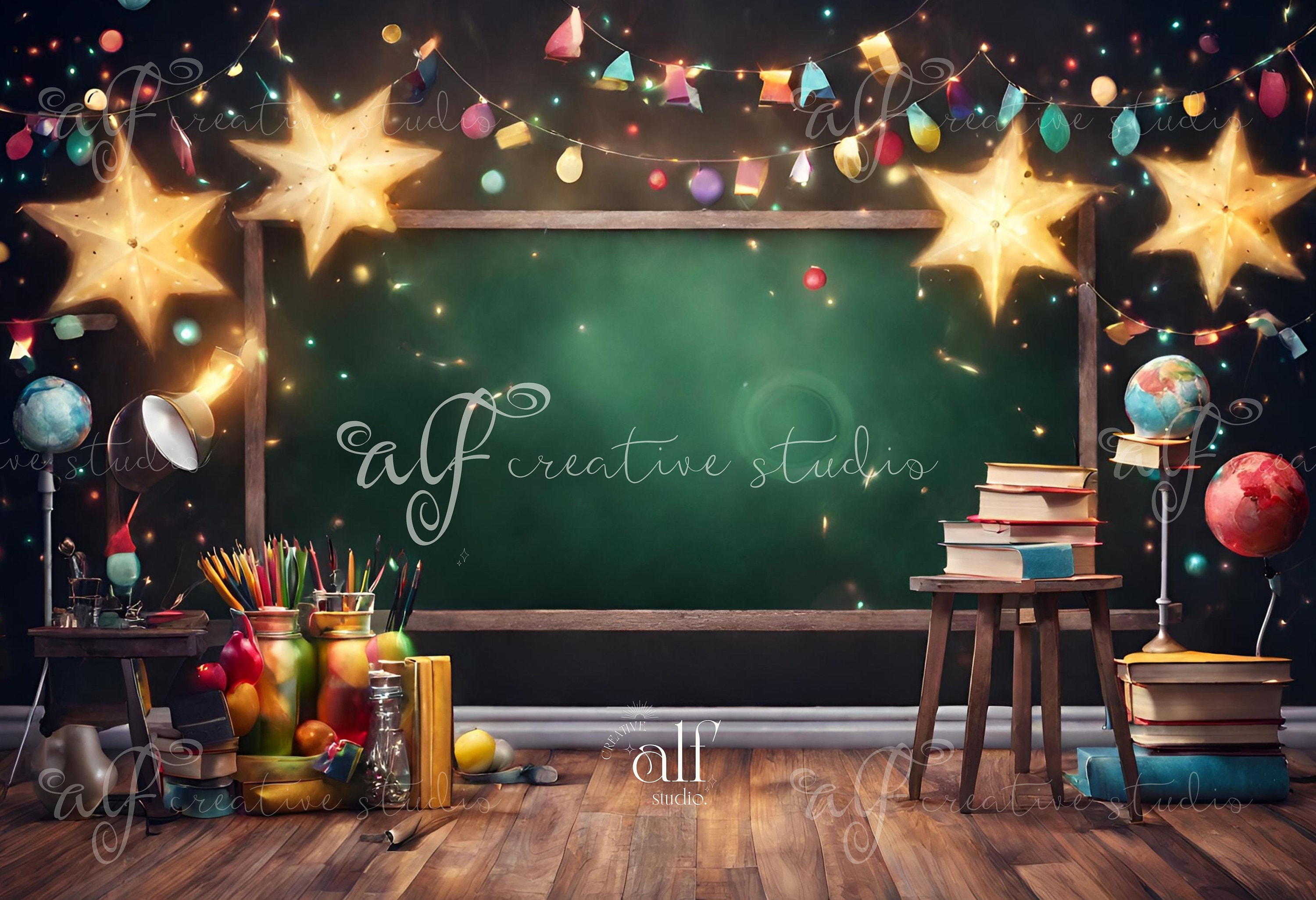 Back to School Pets Background Digital Back to School Backdrops ...
