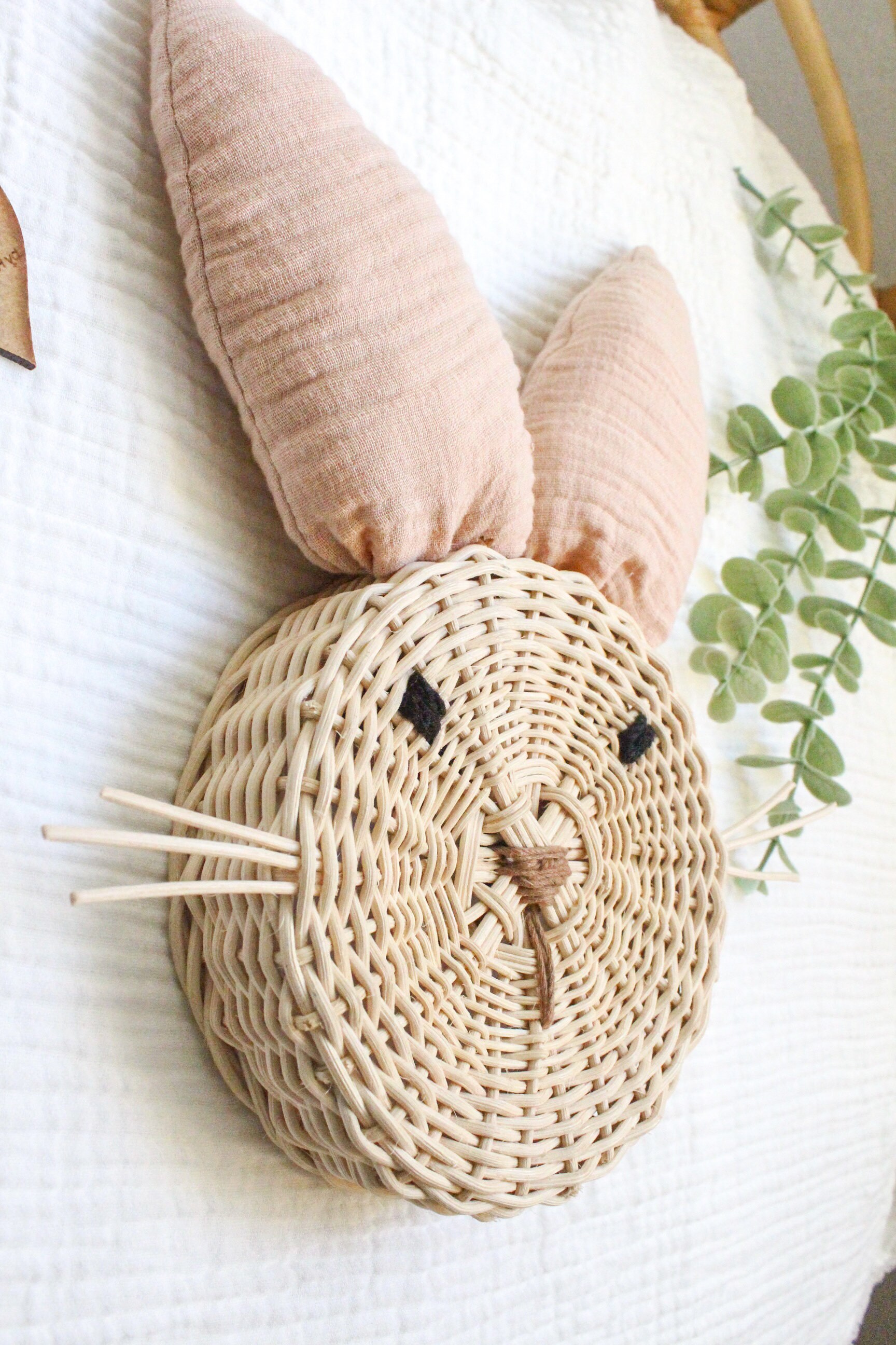 Rattan Natural Toys ,rattan Animal Head ,rattan Rabbit , Animal Wall ...