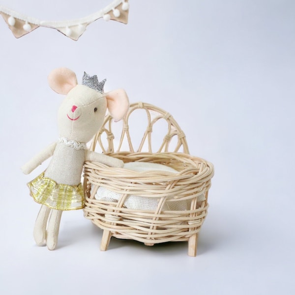 Rattan Dolls House Furniture Etsy