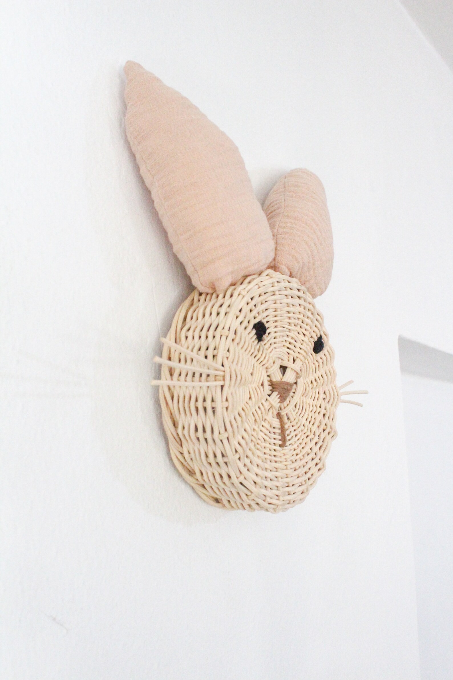 Rattan Natural Toys ,rattan Animal Head ,rattan Rabbit , Animal Wall ...