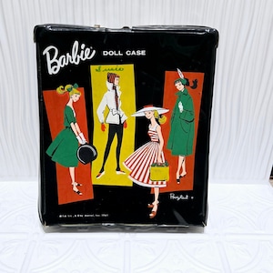 1960s Barbie Carrying Case Black