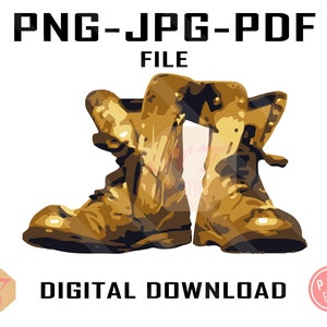 Omega Psi Phi Gold Boot PNG, Digital Download