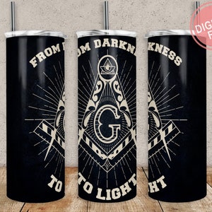Envoltura para vasos inspirada en Mason, envoltura delgada para vasos de 20 oz para diseños de vasos rectos y cónicos Modelo PNG