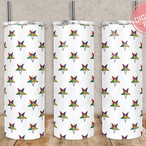 OES Tumbler Wrap, 20oz Skinny Tumbler Wrap for Straight & Tapered Tumbler Designs Template PNG, Instant Download