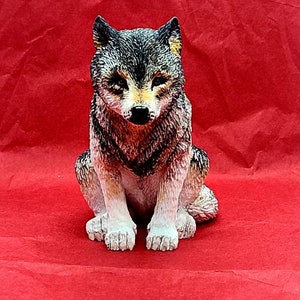 Wolf silicone mold Big wolf mold Mold for toys Mold for soap Mold for plastic Soap supplies Mold for cement Yard decor mold